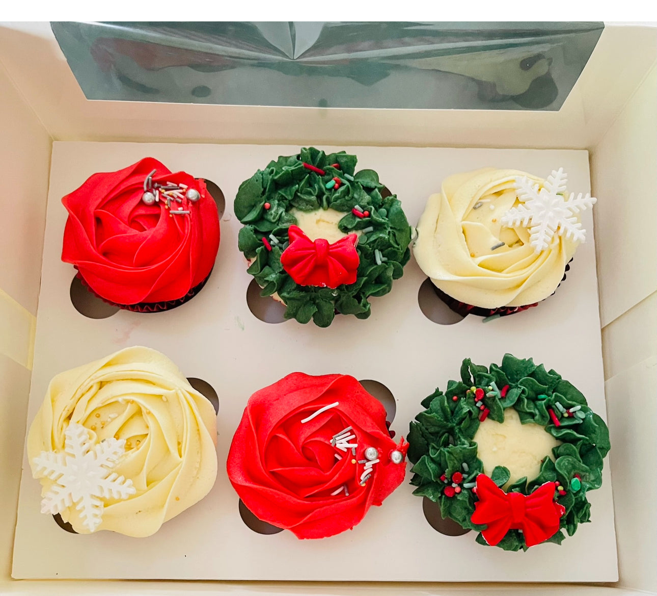 Christmas cupcake decorating class